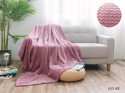 Плед Cleo "Royal plush" велсофт полуторный 150*200 (150/015-RP, Зигзаг, Розовый) Плед Cleo "Royal plush" велсофт полуторный 150*200 (150/015-RP, Зигзаг, Розовый)