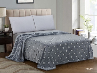 Плед Cleo "Bamboo" полуторный 150*200 микрофибра 100% (150/228-pb, Звезды, Серый) Плед Cleo "Bamboo" полуторный 150*200 микрофибра 100% (150/228-pb, Звезды, Серый)