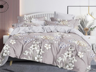 КПБ Cleo Поплин "Pure Cotton" евро 200*220*1 220*240*1(±5) 50*70*2(±2) 70*70*2(±2) в ПВХ (31/257-PC, Цветы, Серый) КПБ Cleo Поплин "Pure Cotton" евро 200*220*1 220*240*1(±5) 50*70*2(±2) 70*70*2(±2) в ПВХ (31/257-PC, Цветы, Серый)