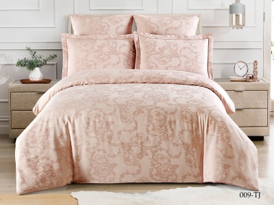 КПБ Cleo "Tencel Jacquard" двуспальный 180*210 230*250*1(±5) 50*70+5*2(±2) 70*70*2(±2) (21/009-TJ, Узоры, Персиковый) КПБ Cleo "Tencel Jacquard" двуспальный 180*210 230*250*1(±5) 50*70+5*2(±2) 70*70*2(±2) (21/009-TJ, Узоры, Персиковый)
