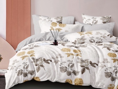 Ткань Поплин "Pure cotton" 120 ± 5 гр/м2 хлопок 100% (256-PC(B), Растения, Мультиколор)