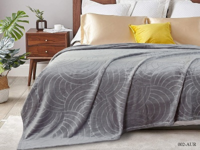Плед CL HOME "Aura" велсофт евро 200*220 (200/002-AUR, Узоры, Серый) Плед CL HOME "Aura" велсофт евро 200*220 (200/002-AUR, Узоры, Серый)