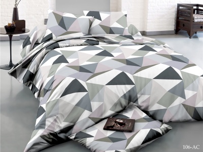 КПБ CL HOME полисатин "Art Color" евро 200*220*1 220*240*1(±5) 50*70*2(±2) 70*70*2(±2) в ПВХ (31/106-AC/CL, Геометрия, Мультиколор)