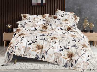 Ткань ПОЛИСАТИН 80 ± 5 гр/м2 (1011-DC(A), Цветы, Бежевый) Ткань ПОЛИСАТИН 80 ± 5 гр/м2 (1011-DC(A), Цветы, Бежевый)