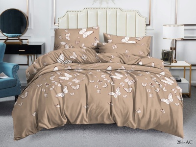 КПБ Cleo полисатин "Art Color" полуторный 145*215*1 150*220*1(±5) 70*70*2(±2) (15/284-AC, Оригинальное, Бежевый) КПБ Cleo полисатин "Art Color" полуторный 145*215*1 150*220*1(±5) 70*70*2(±2) (15/284-AC, Оригинальное, Бежевый)