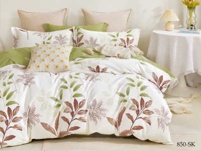 КПБ Cleo сатин набивной "Satin de Luxe" дуэт 150*210*2 230*250*1(±5) 50*70+5*2 70*70*2(±2) (41/850-SK, Растения, Мультиколор) КПБ Cleo сатин набивной "Satin de Luxe" дуэт 150*210*2 230*250*1(±5) 50*70+5*2 70*70*2(±2) (41/850-SK, Растения, Мультиколор)