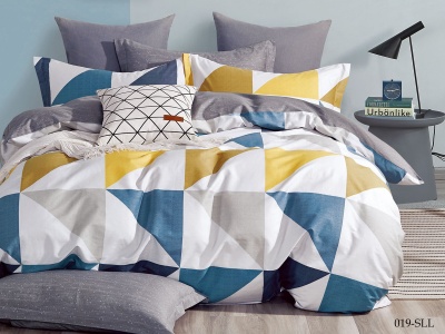 КПБ Cleo сатин набивной "Satin euro max" двуспальный 175*215*1 200*220*1(±5) 50*70*2(±2) (22/019-SLL, Геометрия, Мультиколор) КПБ Cleo сатин набивной "Satin euro max" двуспальный 175*215*1 200*220*1(±5) 50*70*2(±2) (22/019-SLL, Геометрия, Мультиколор)
