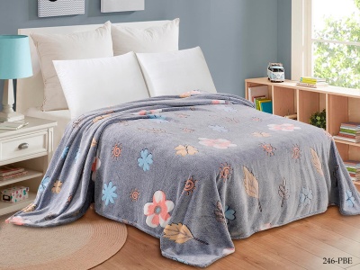 Плед CL HOME "BAMBOO"  полуторный 150*200 микрофибра 100% в атласной ленте (150/246-pbe/LA, Цветы, Мультиколор) Плед CL HOME "BAMBOO"  полуторный 150*200 микрофибра 100% в атласной ленте (150/246-pbe/LA, Цветы, Мультиколор)