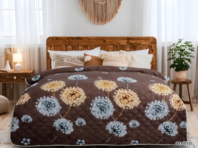 Покрывало Cleo "CHELSI" 150*210  (150/003-CHE, Цветы,Коричневый) Покрывало Cleo "CHELSI" 150*210  (150/003-CHE, Цветы,Коричневый)