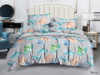 КПБ CL HOME полисатин "Art Color" двуспальный 175*215*1 200*220*1(±5) 70*70*2(±2) в ПВХ  (20/288-AC/CL, Листья, Мультиколор) КПБ CL HOME полисатин "Art Color" двуспальный 175*215*1 200*220*1(±5) 70*70*2(±2) в ПВХ  (20/288-AC/CL, Листья, Мультиколор)