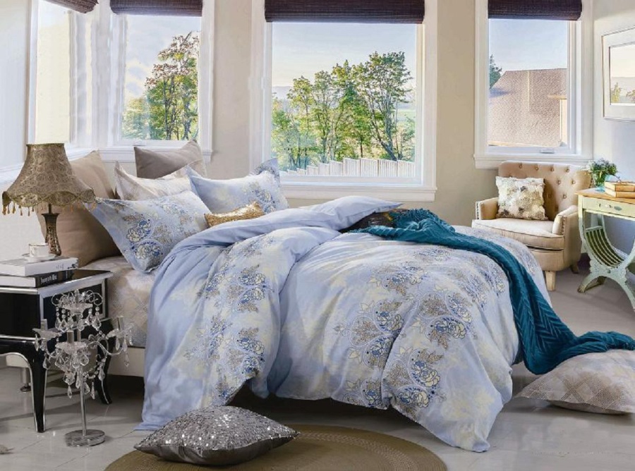 КПБ Cleo сатин набивной "Satin Lux" 023-SL