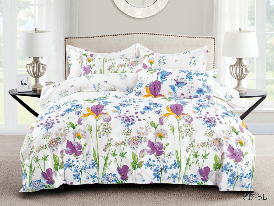 КПБ Cleo сатин набивной "Satin Lux" 647-SL