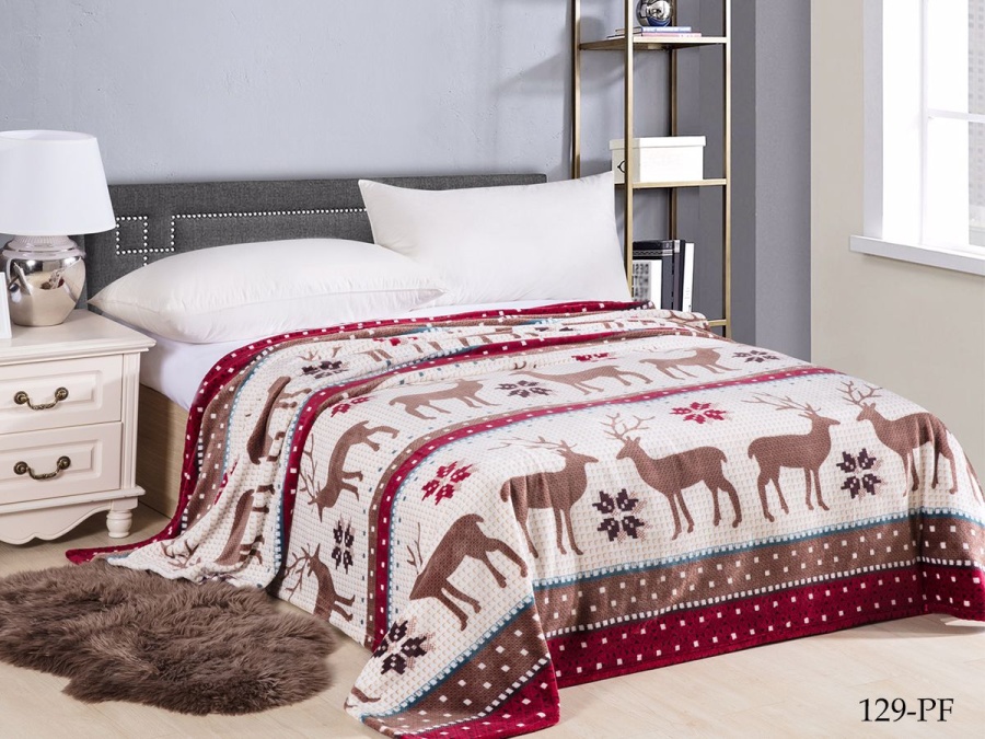 Плед Cleo "КАЛИФОРНИЯ" велсофт 129-pf Плед Cleo "КАЛИФОРНИЯ" велсофт 129-pf