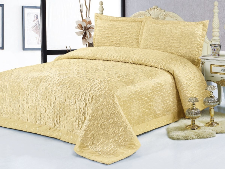 Покрывало жаккард (45% хлопок + 55% полиэстер) 19-OPSC-43A