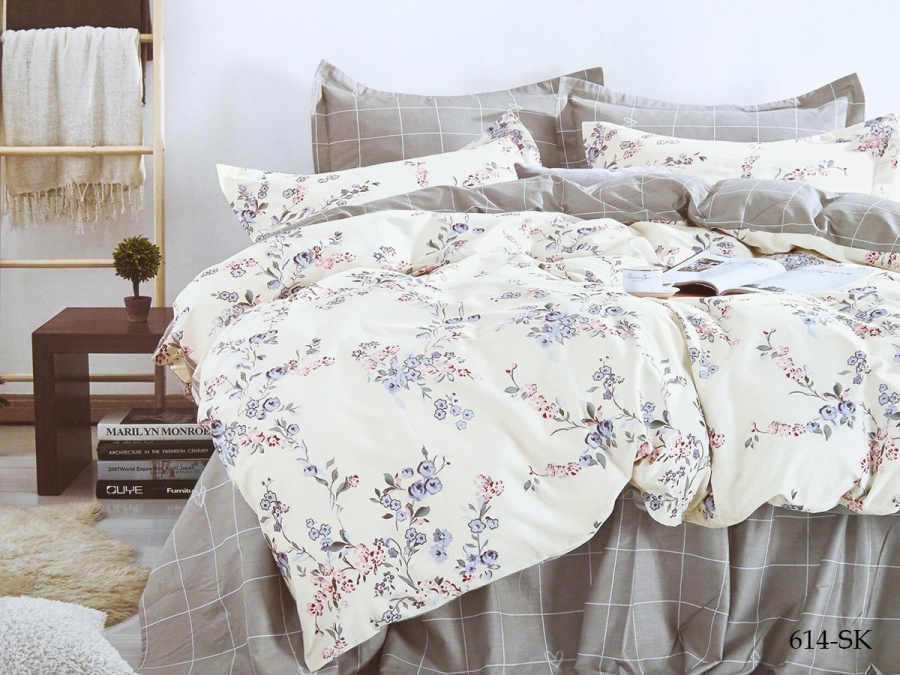 КПБ Cleo сатин набивной "Satin de Luxe" 614-SK