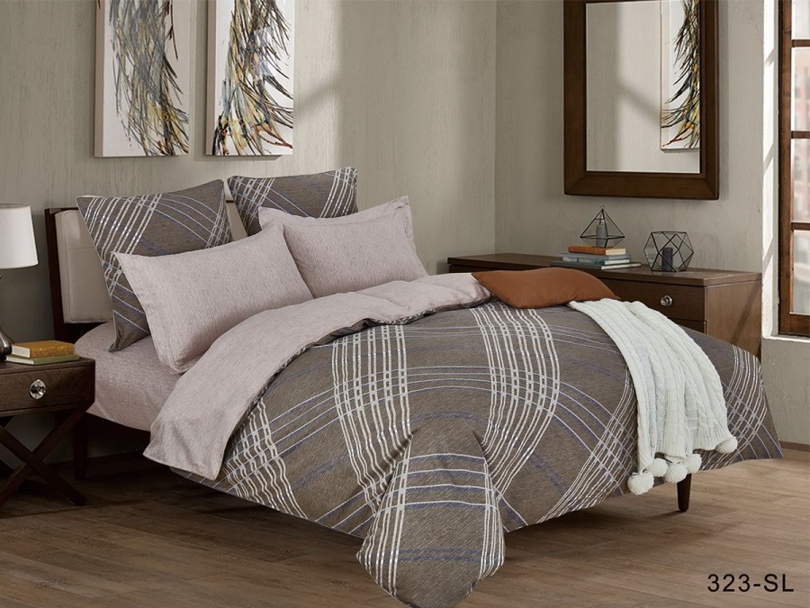 КПБ Cleo сатин набивной "Satin Lux" 323-SL КПБ Cleo сатин набивной "Satin Lux" 323-SL