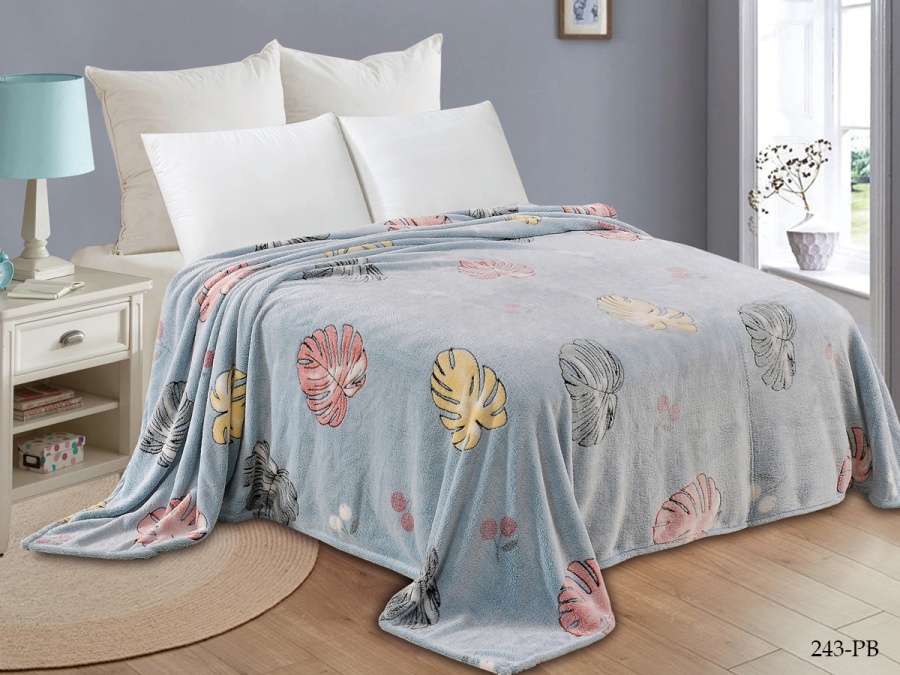 Плед Cleo "БАМБУК" микрофибра 100% 243-pb