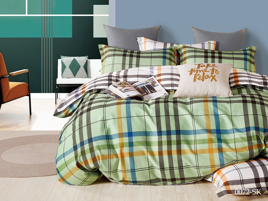 КПБ Cleo сатин набивной "Satin de Luxe" 0072-SK