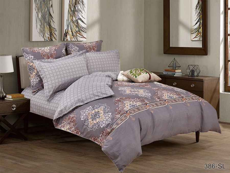 КПБ Cleo сатин набивной "Satin Lux" 386-SL