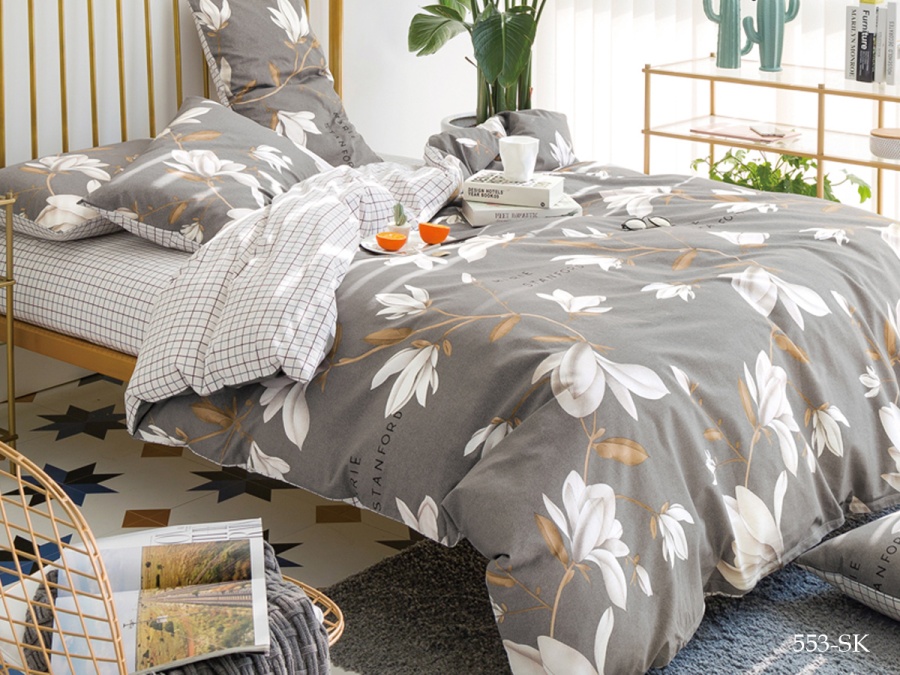 КПБ Cleo сатин набивной "Satin de Luxe" 553-SK