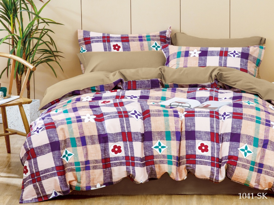 КПБ Cleo сатин набивной "Satin de Luxe" 1041-SK