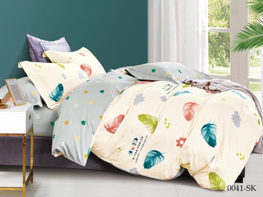 КПБ Cleo сатин набивной "Satin de Luxe" 0041-SK