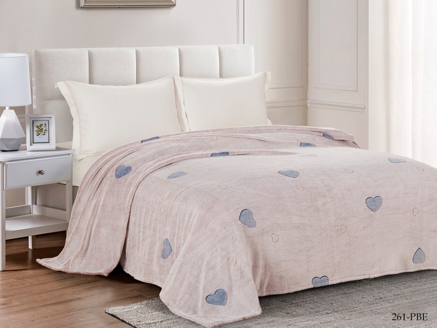 Плед CL HOME "BAMBOO"  полуторный 150*200 микрофибра 100% в атласной ленте (150/261-pbe/LA, Оригинальное, Мультиколор)