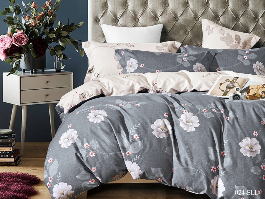 КПБ Cleo сатин набивной "Satin euro max" 024-SLL