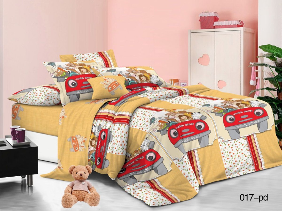 КПБ Cleo поплин 017-PD Веселая компания