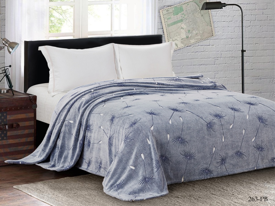 Плед Cleo "БАМБУК" микрофибра 100% 263-pb