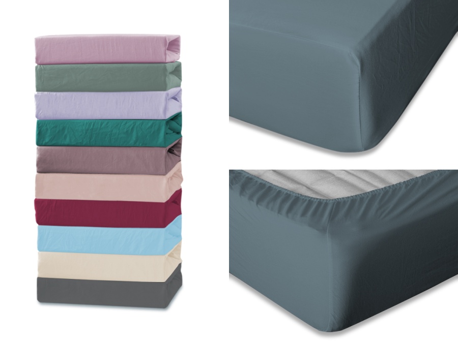 Простыня Cleo микросатин на резинке 037-MS