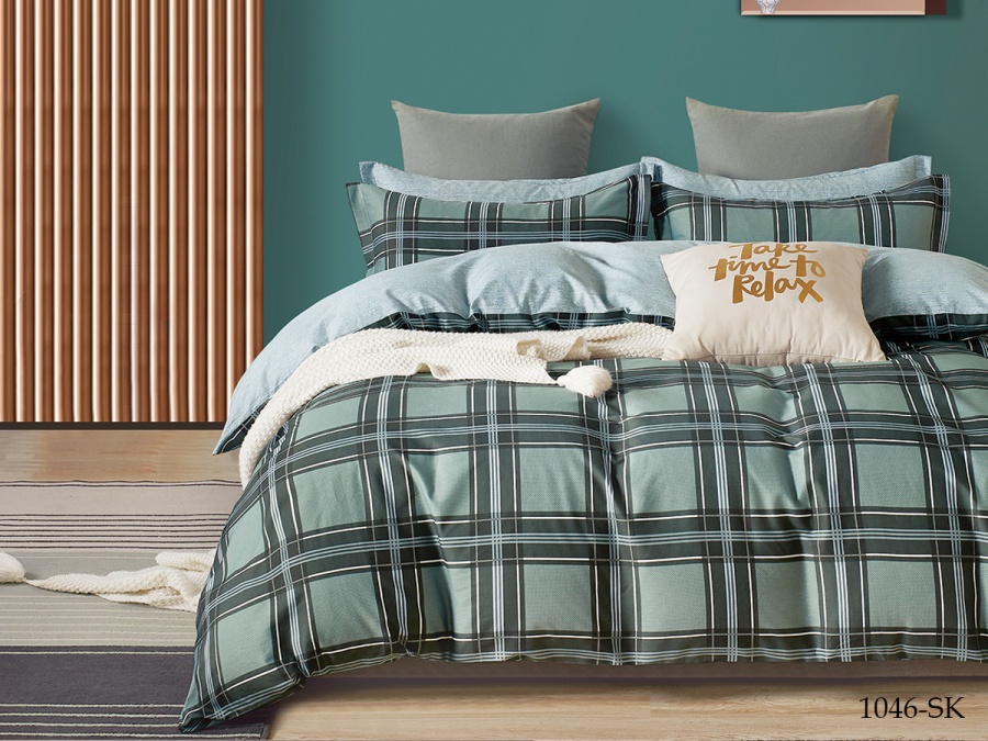 КПБ Cleo сатин набивной "Satin de Luxe" 1046-SK