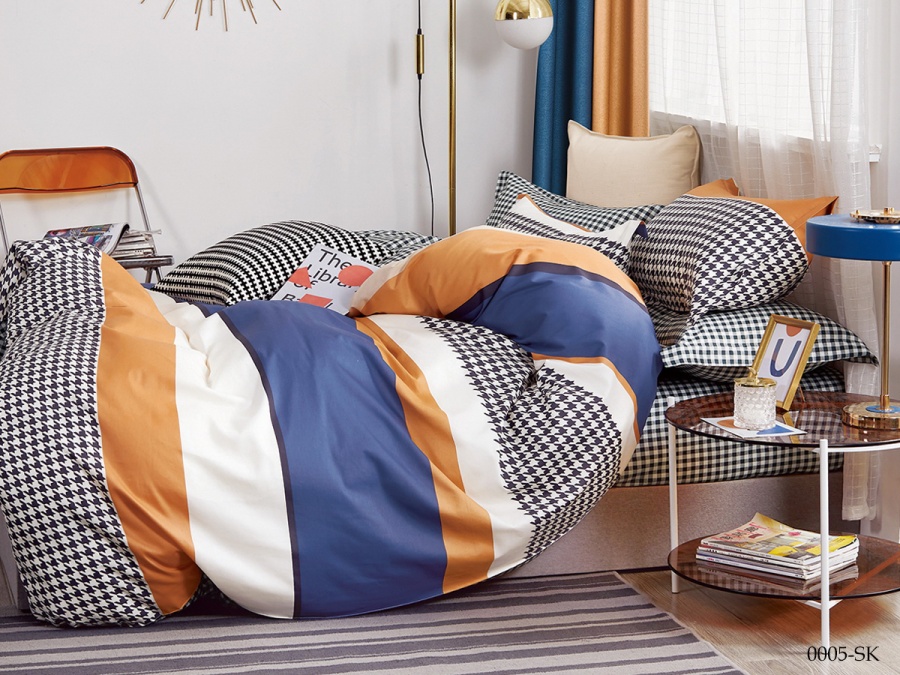 КПБ Cleo сатин набивной "Satin de Luxe" 0005-SK