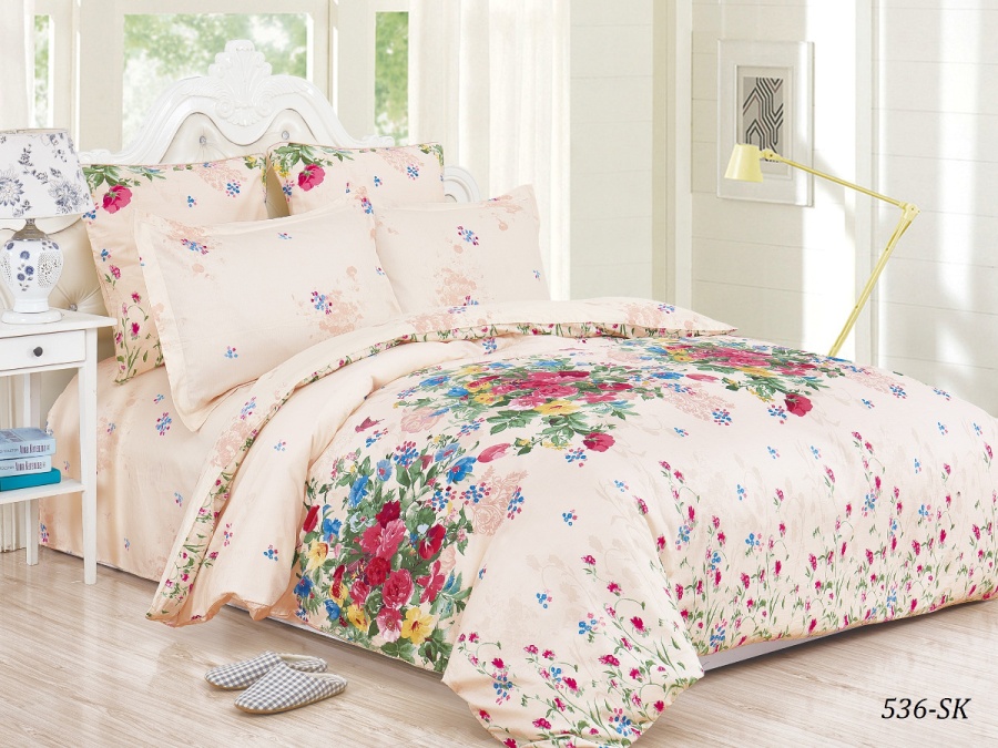 КПБ Cleo сатин набивной "Satin de Luxe" 536-SK