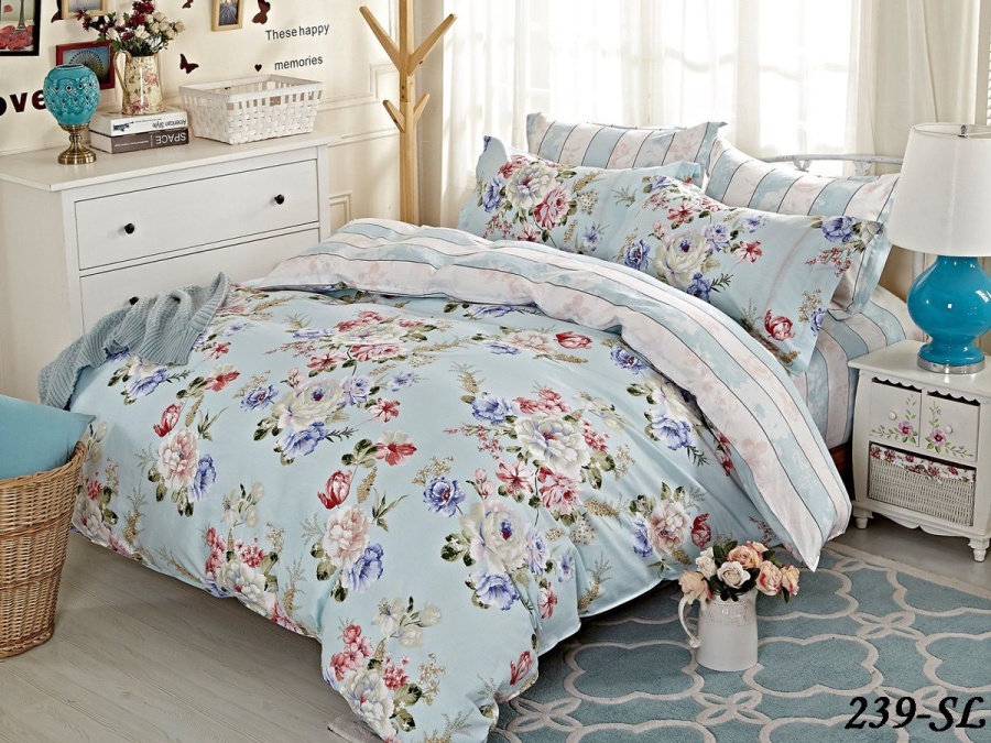 КПБ Cleo сатин набивной "Satin Lux" 239-SL КПБ Cleo сатин набивной "Satin Lux" 239-SL