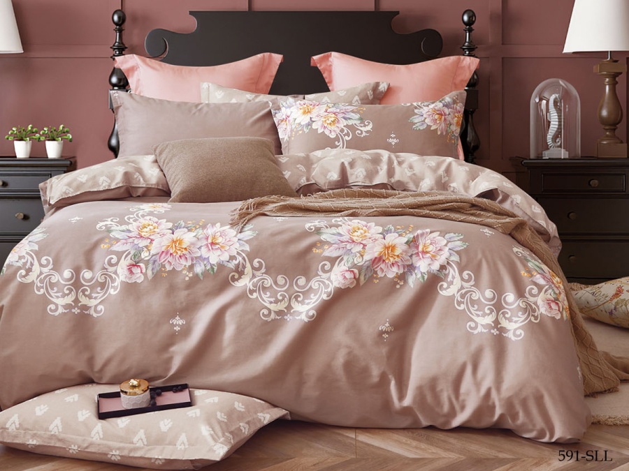 КПБ Cleo сатин набивной "Satin euro max" 591-SLL