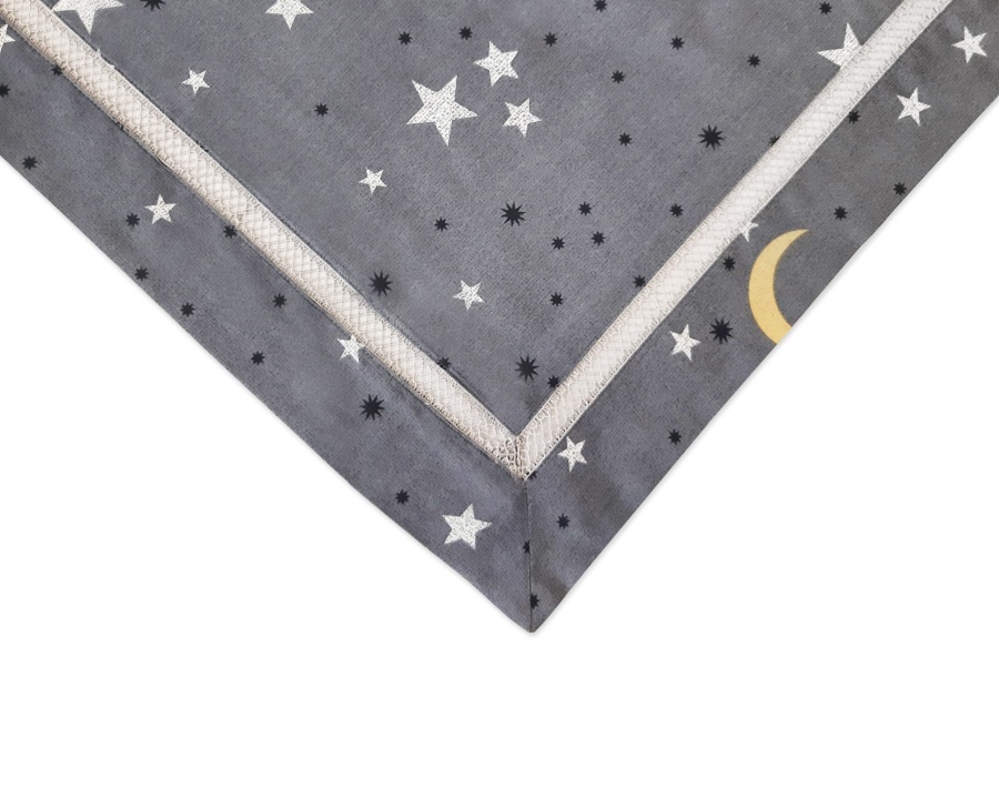 Набор декоративных наволочек Cleo "VELLO D`ORO" 50*70(+5) (2шт) (50/003-VDR, Звезды, Серый)