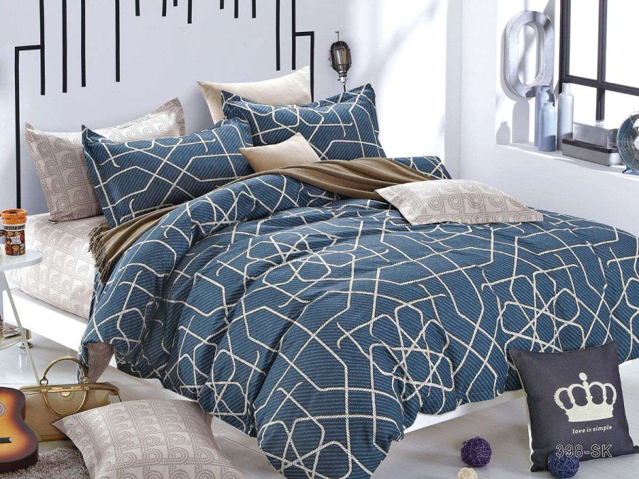 КПБ Cleo сатин набивной "Satin de Luxe" 398-SK