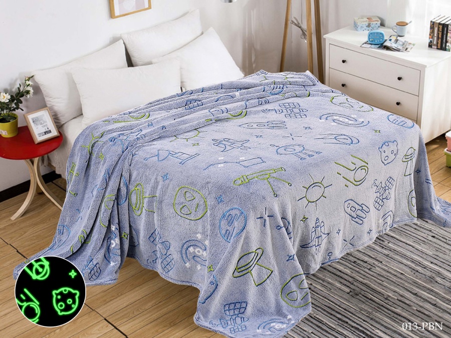 Плед Cleo "БАМБУК НЕОН" велсофт 013-PBN