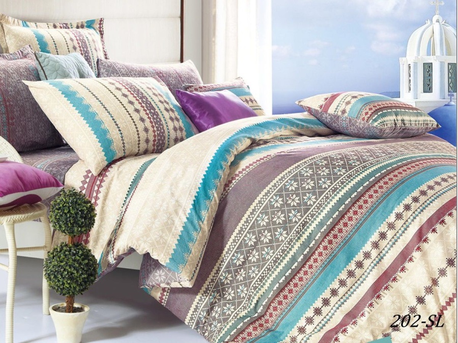 КПБ Cleo сатин набивной "Satin Lux" 202-SL