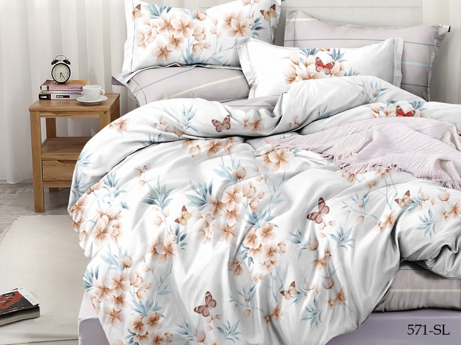 КПБ Cleo сатин набивной "Satin Lux" 571-SL