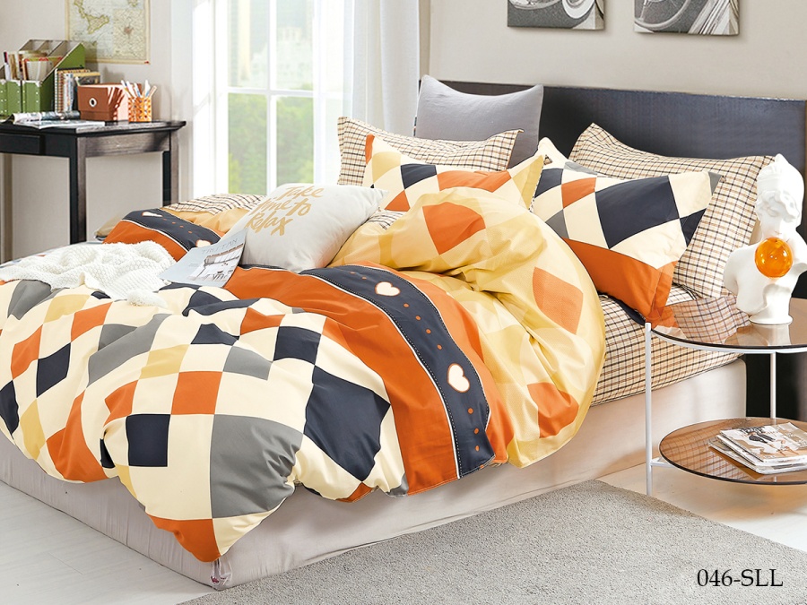 КПБ Cleo сатин набивной "Satin euro max" 046-SLL