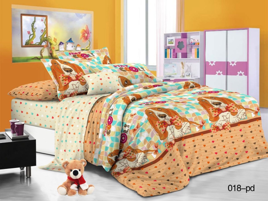 КПБ Cleo поплин 018-PD Бассет КПБ Cleo поплин 018-PD Бассет