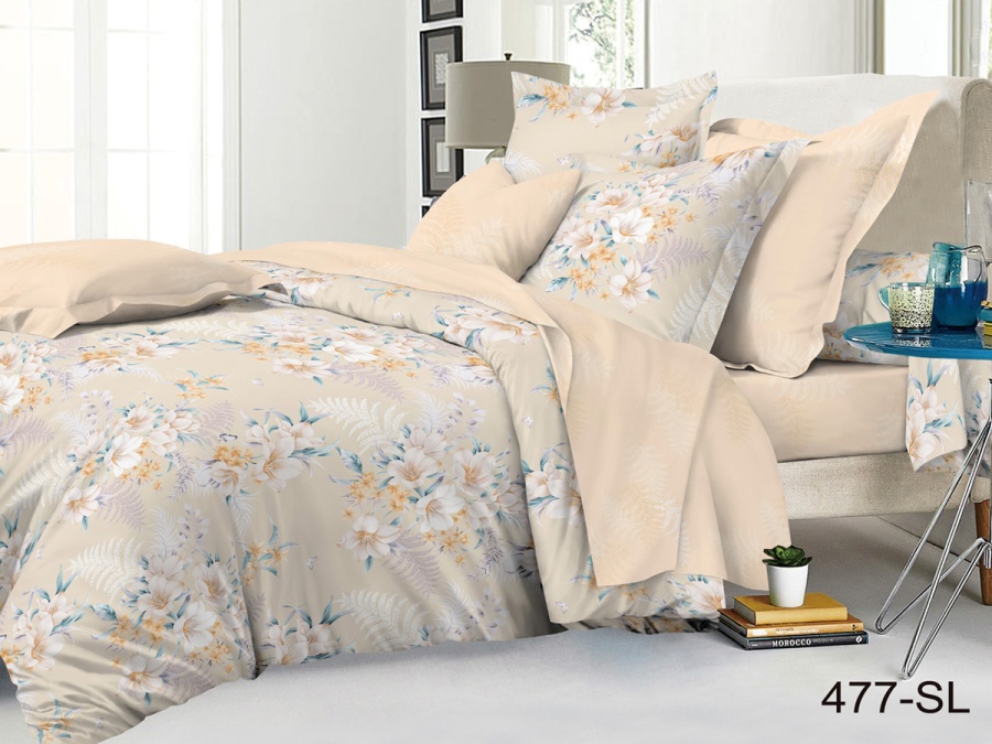 КПБ Cleo сатин набивной "Satin Lux" 477-SL КПБ Cleo сатин набивной "Satin Lux" 477-SL