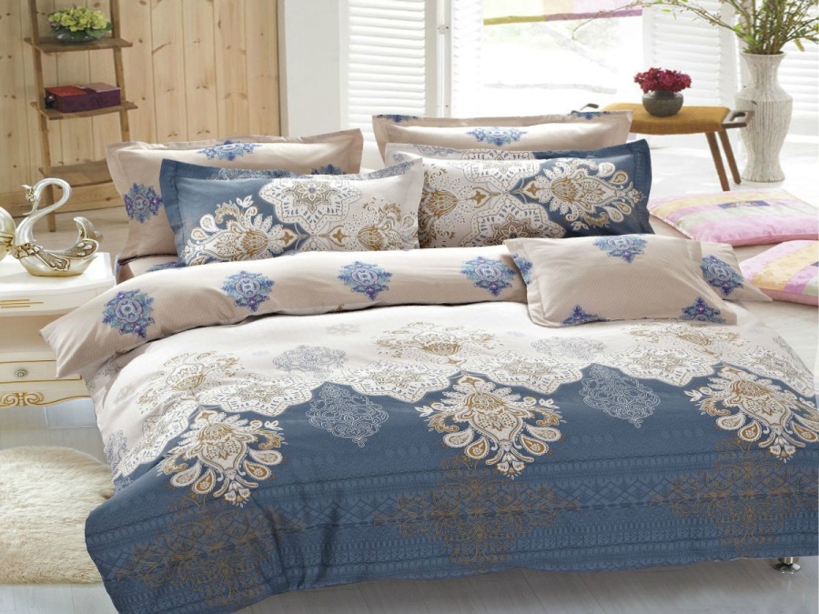 КПБ Cleo сатин набивной "Satin Lux" 063-SL