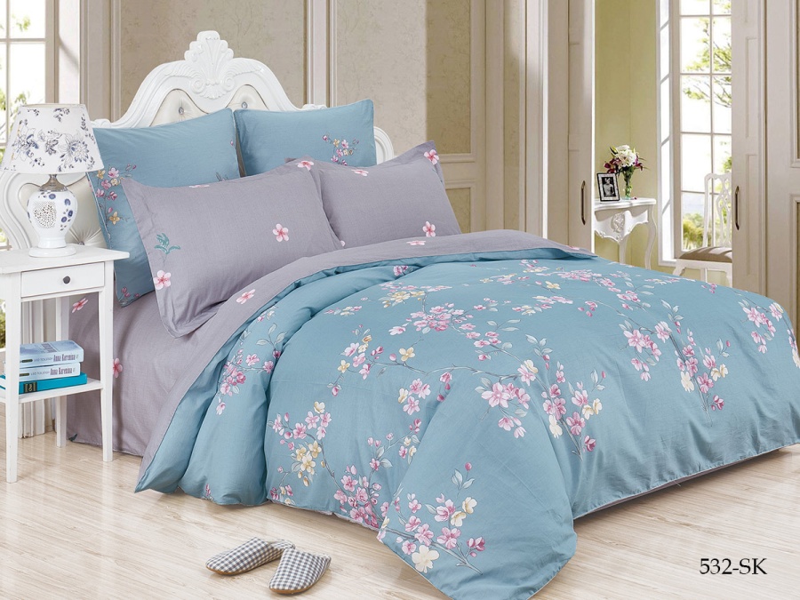 КПБ Cleo сатин набивной "Satin de Luxe" 532-SK