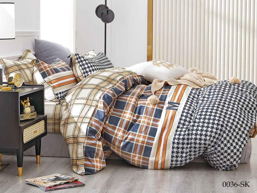 КПБ Cleo сатин набивной "Satin de Luxe" 0036-SK