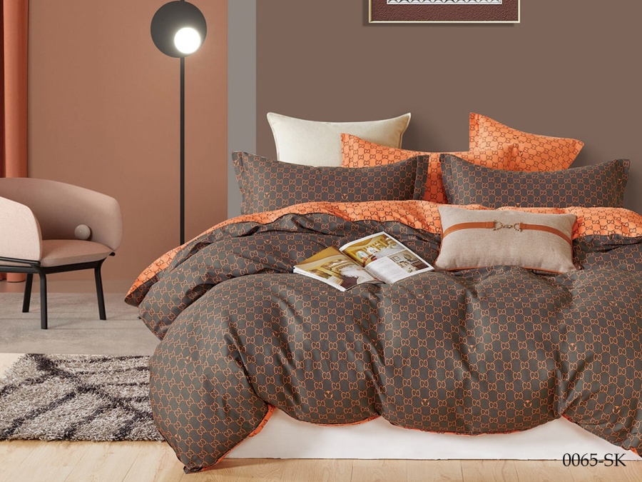 КПБ Cleo сатин набивной "Satin de Luxe" 0065-SK