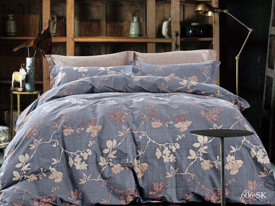 КПБ Cleo сатин набивной "Satin de Luxe" 606-SK