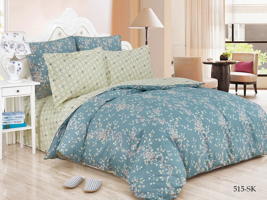 КПБ Cleo сатин набивной "Satin de Luxe" 515-SK КПБ Cleo сатин набивной "Satin de Luxe" 515-SK